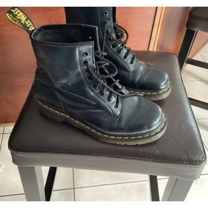 Navy blue doc martens size 9US